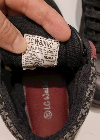 Erkek Çocuk Siyah Bağcıklı Street Wear Bot - Görsel 3