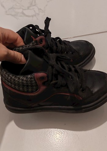 Erkek Çocuk Siyah Bağcıklı Street Wear Bot - Görsel 2