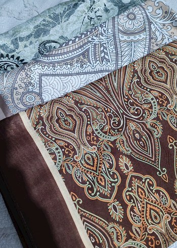 Gri Dantel Detaylı Bohem Kadın Şal - Görsel 4