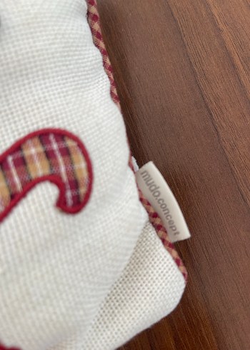 Mudo Concept Bordo Nakışlı Bohem Dekoratif Yastık - Görsel 2