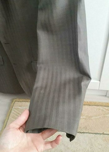 Gri Erkek Ofis Takım Elbise - Görsel 6