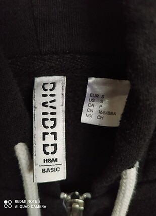 H&M HM Siyah Fermuarlı Hırka