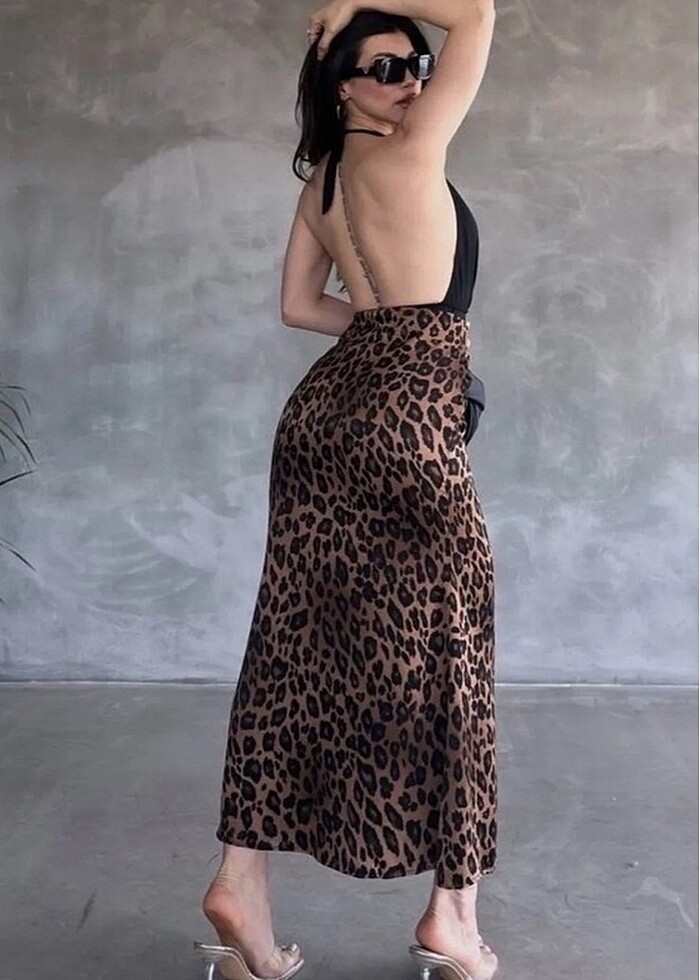 Leopar Uzun Etek - Görsel 2