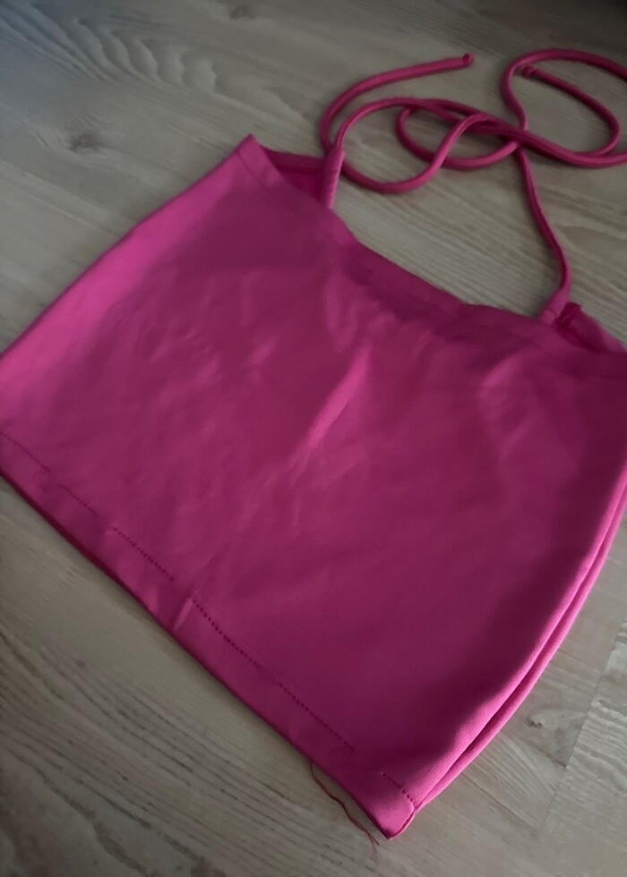 Boyundan bağlamalı crop - Görsel 4