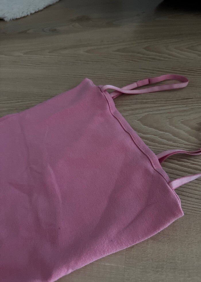 Pembe kısa elbise - Görsel 3