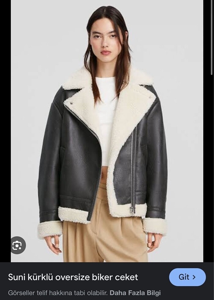 Suni kürklü ceket - Görsel 2