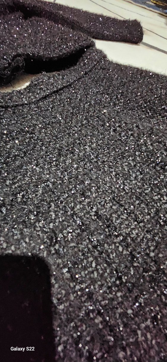 Siyah Örme Mini Takım - Görsel 3