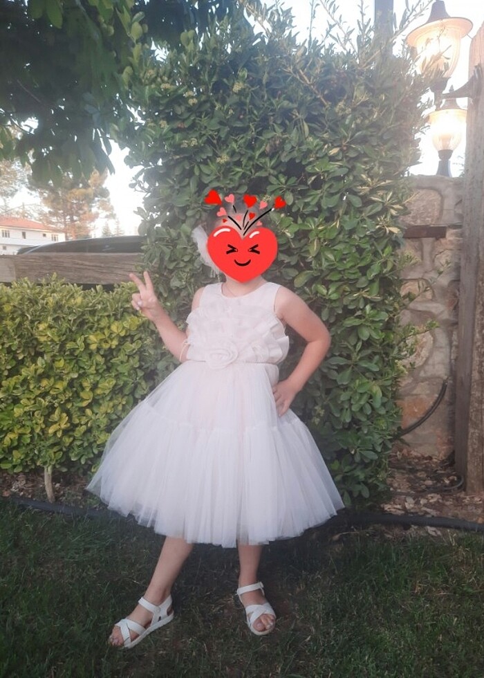 Kız çocuk abiye elbise  - Görsel 5