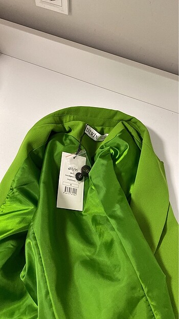 38 Beden yeşil Renk Dilvin blazer ceket
