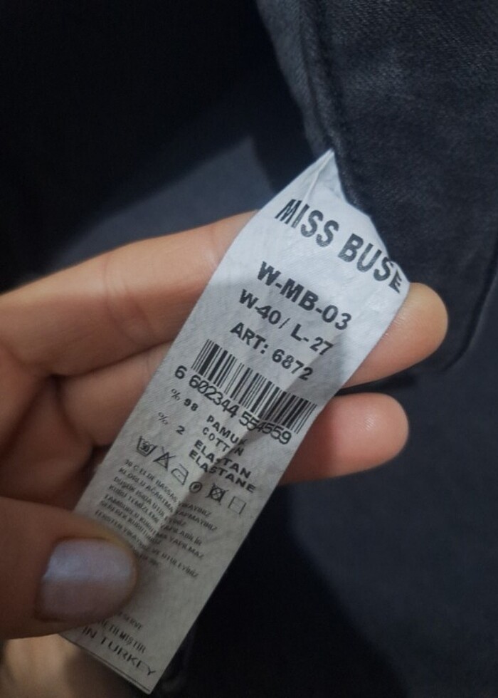 Kot yüksek bel fume - Görsel 4