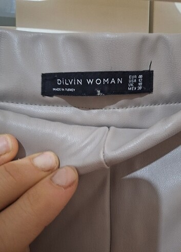 Dilvin deri tayt pantolon 40 beden - Görsel 5