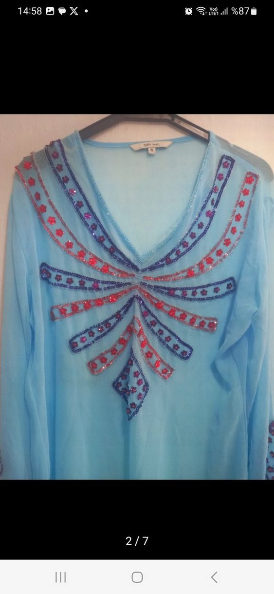 Zara tunik xl beden az kullanilmis - Görsel 2