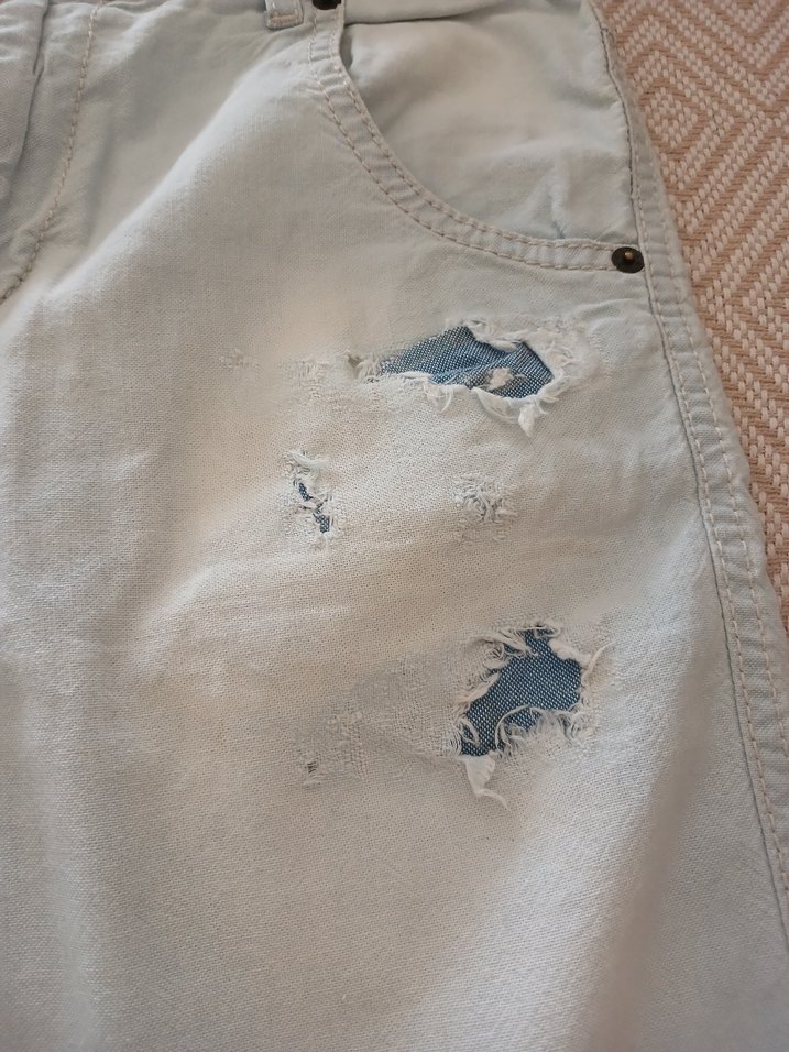 Sisley Erkek Çocuk Kot Şort - Görsel 2