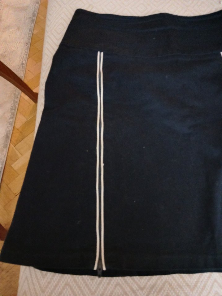 Lacivert Fermuarlı Etek - Görsel 2