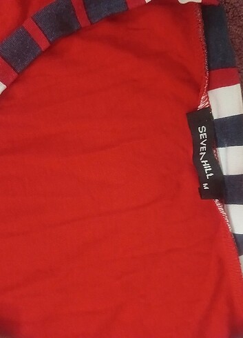 m Beden kırmızı Renk Seven Hill kırmızı tişört