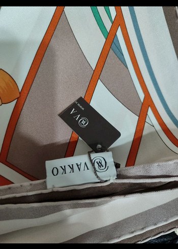 Tokalı Çok Renkli Kadın Fular - Görsel 6