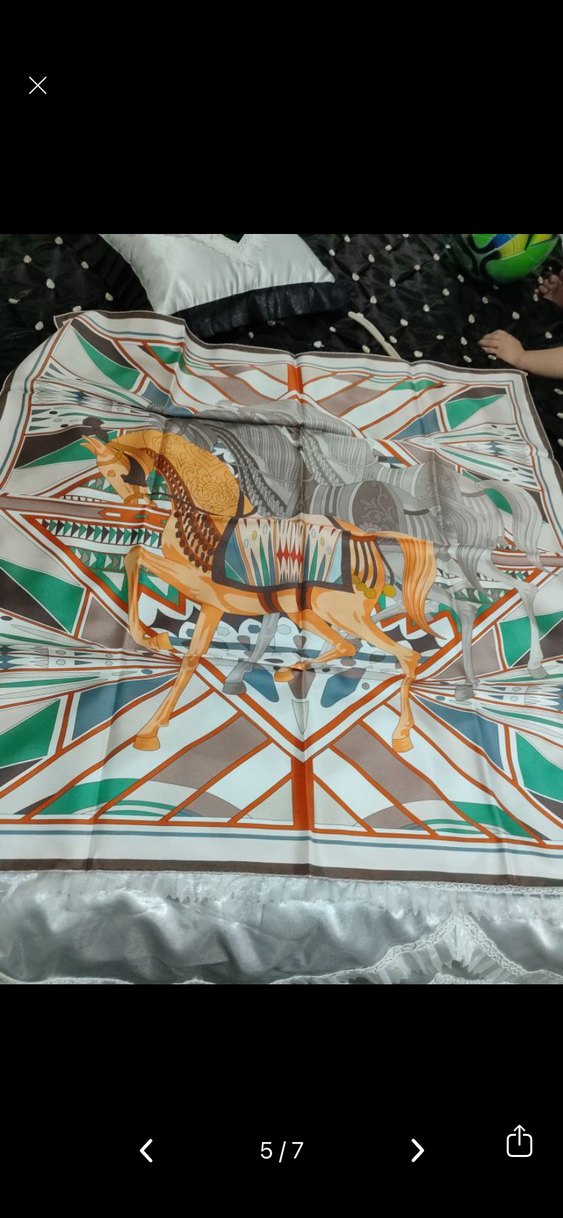 Tokalı Çok Renkli Kadın Fular - Görsel 4