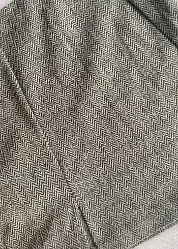 Gri Midi Pilili Kadın Etek - Görsel 6