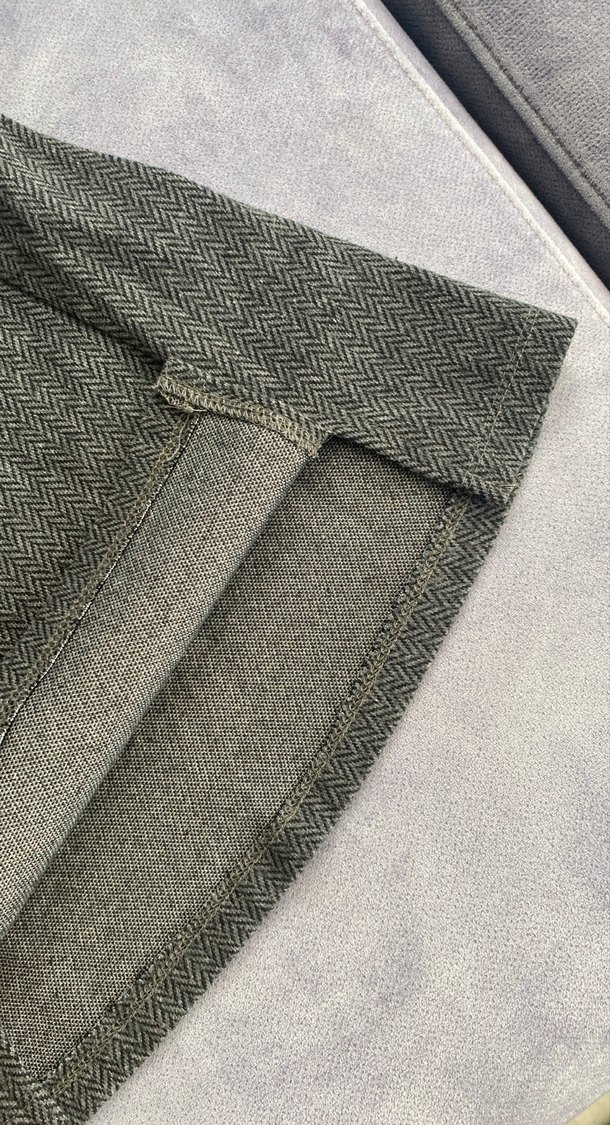 Gri Midi Pilili Kadın Etek - Görsel 4