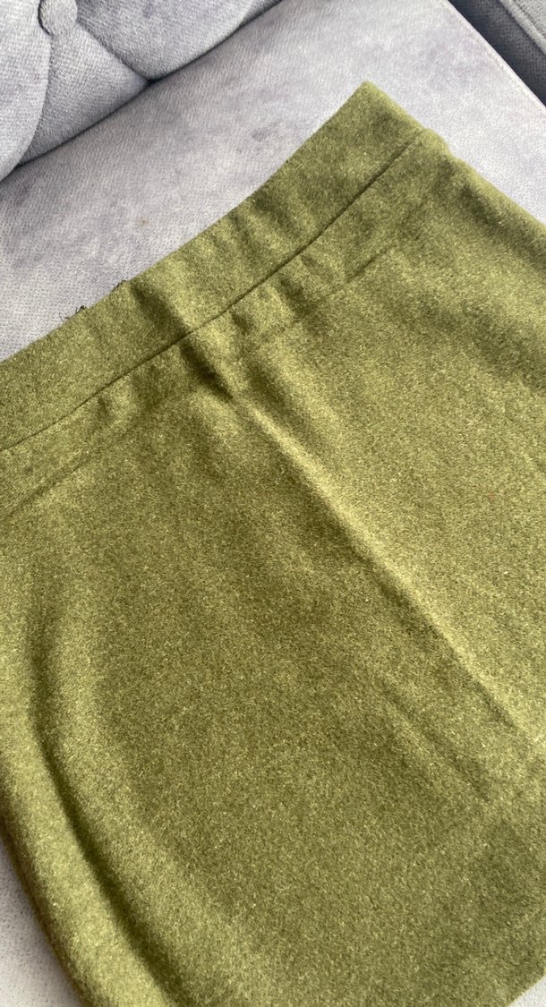 Haki Kadın Midi Mini Etek - Görsel 2