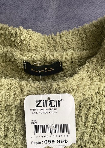 Gri Örgü Kadın Yün Kazak - Görsel 3