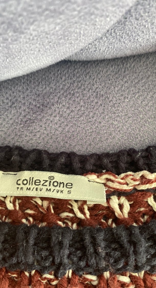 Bordo Örme Kadın Triko Kazak - Görsel 3