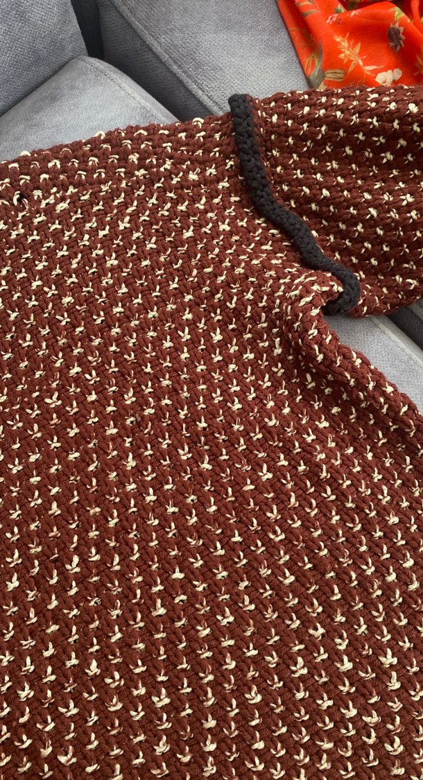 Bordo Örme Kadın Triko Kazak - Görsel 4