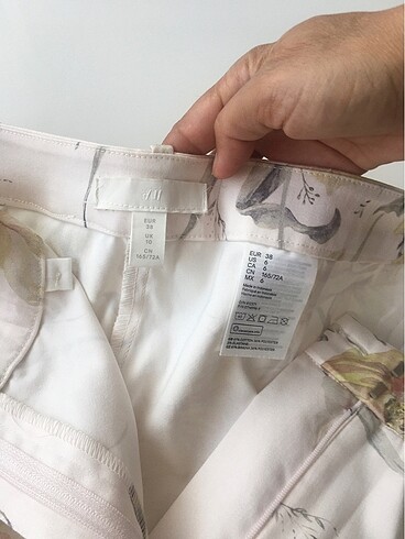 38 Beden Sıfır pantolon H&M