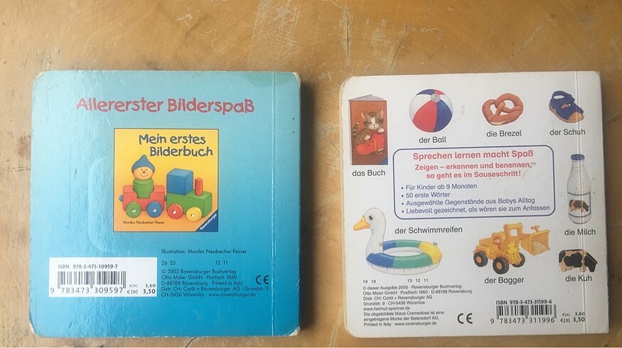  Beden Almanca iki tatlı kitap