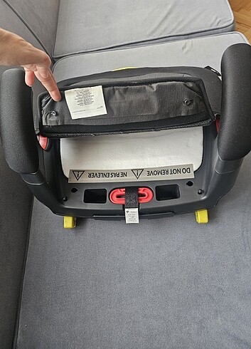 Diğer Beden gri Renk Peg Perego İsofixli çocuk araç koltuğu yükseltici