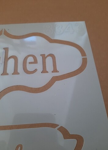 Beden Stencil Şablon