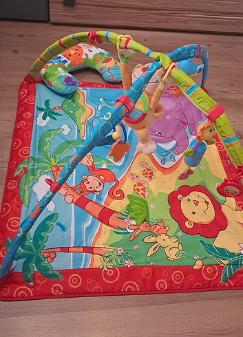 Tiny Love oyun halısı ve Fisher Price yastık