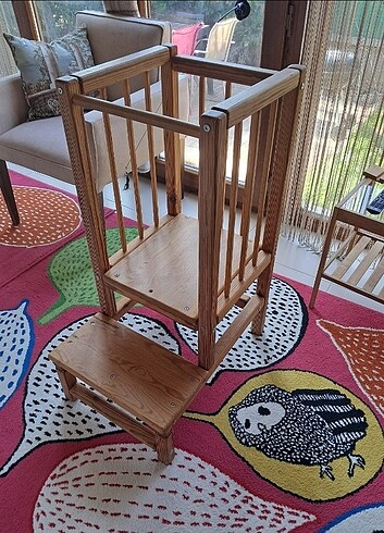 Beden Renk MASİF AHŞAP EL YAPIMI EĞİTİM KULESİ