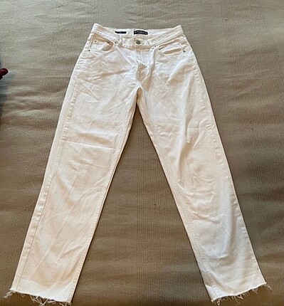 Pull and Bear beyaz kot 36 beden