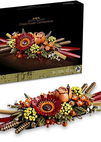 LEGO 10314 Kurutulmuş Çiçek Aranjmanı 812 Parça