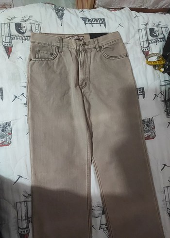 Bej Regular Fit Kot Pantolon