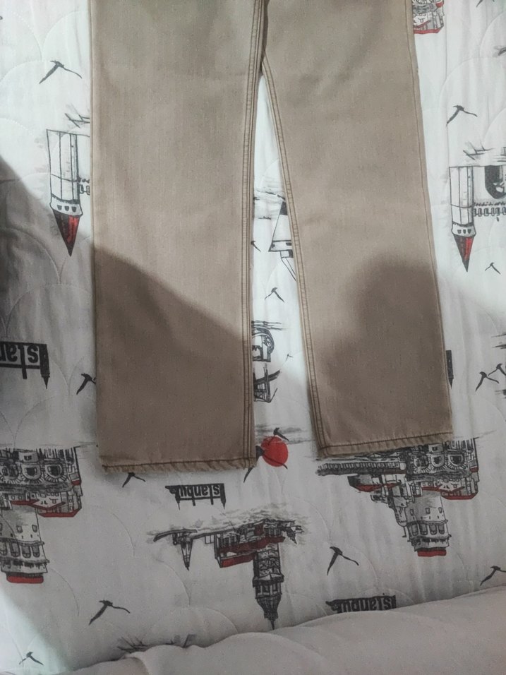 Bej Regular Fit Kot Pantolon - Görsel 2