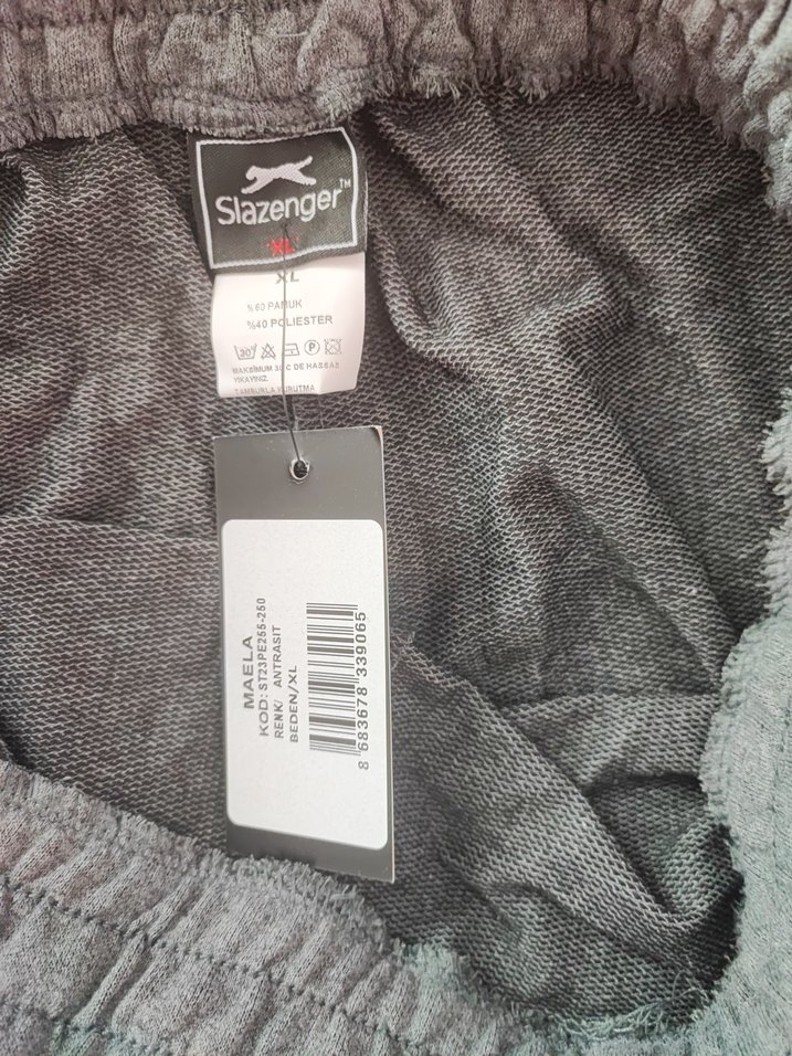 Orijinal Slazenger Gri ErkekEşofman - Görsel 4