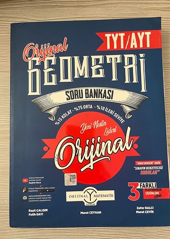 TYT/AYT Orijinal Geometri Soru Bankası