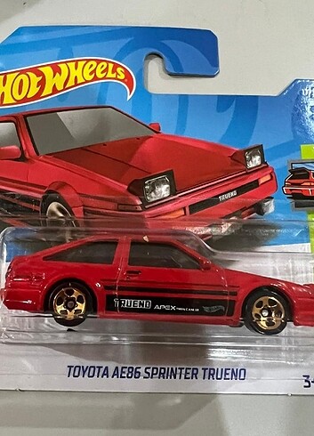 TOYOTA AE86 SPRINTER TRUENO HOT WHEELS 