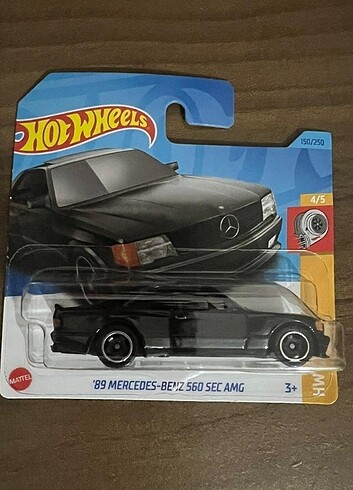 89 MERCEDES BENZ 560 SEC AMG HOT WHEELS 2 ADET