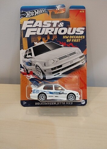 VOLKSWAGEN JETTA MK3 FAST AND FURİOUS HOT WHEELS 