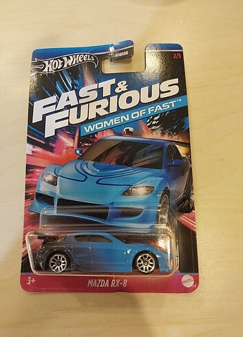 MAZDA RX8 FAST AND FURİOUS WOMEN HOT WHEELS 