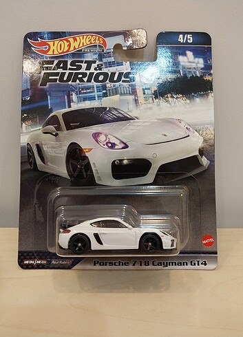 PORSCHE CAYMAN FAST AND FURİOUS HOT WHEELS PREMİUM 