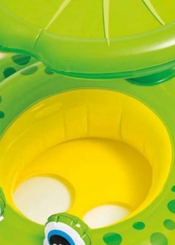 Diğer Yeşil Kurbağa Şemsiye Detaylı Şişme Bebek Havuzu