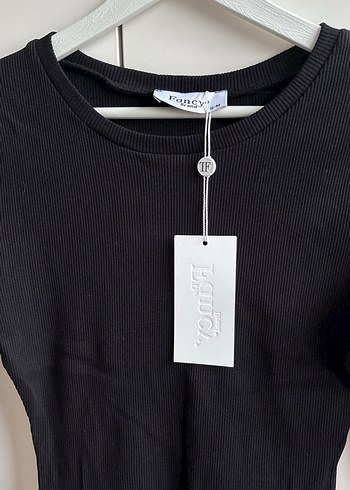 Siyah Uzun Kollu Dar Kesim Uzun Elbise - Görsel 3