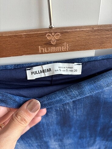 Pull and Bear Mavi elbise