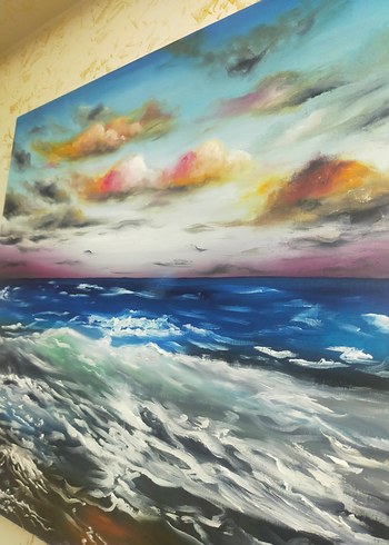 büyük yağlı boya tablo - Görsel 3