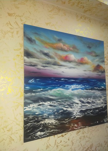 büyük yağlı boya tablo - Görsel 5