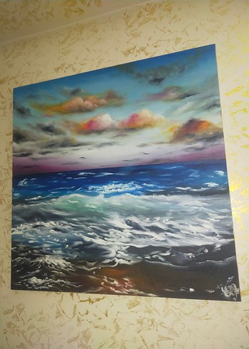 büyük yağlı boya tablo - Görsel 4